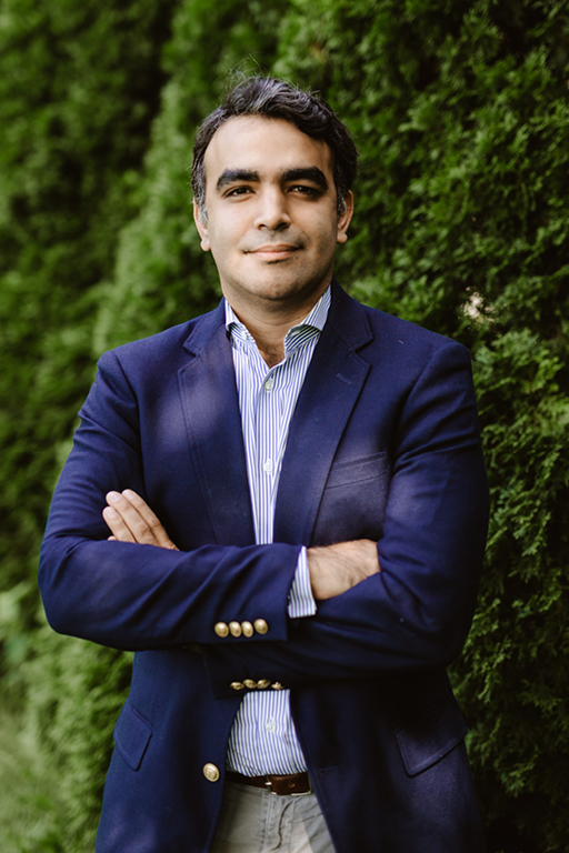 Hussein Banai posing for the camera.